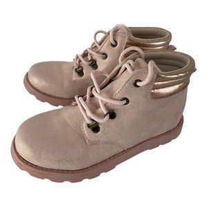 Carters Pink Boots Lace Up Size 2 Youth Girls